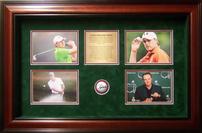 Jordan Spieth Signed Golfball Shadowbox 202//133